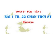 Bài 1 trang 22 Toán 9 Chân trời sáng tạo Tập 1